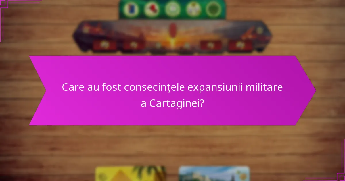 Cum a stabilit Cartagina alianțe strategice?