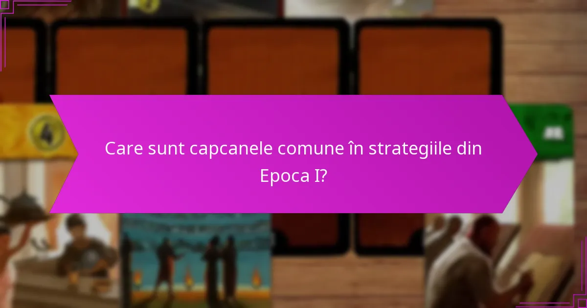 Care sunt cele mai bune sfaturi pentru selecția cărților în strategiile din Epoca I?