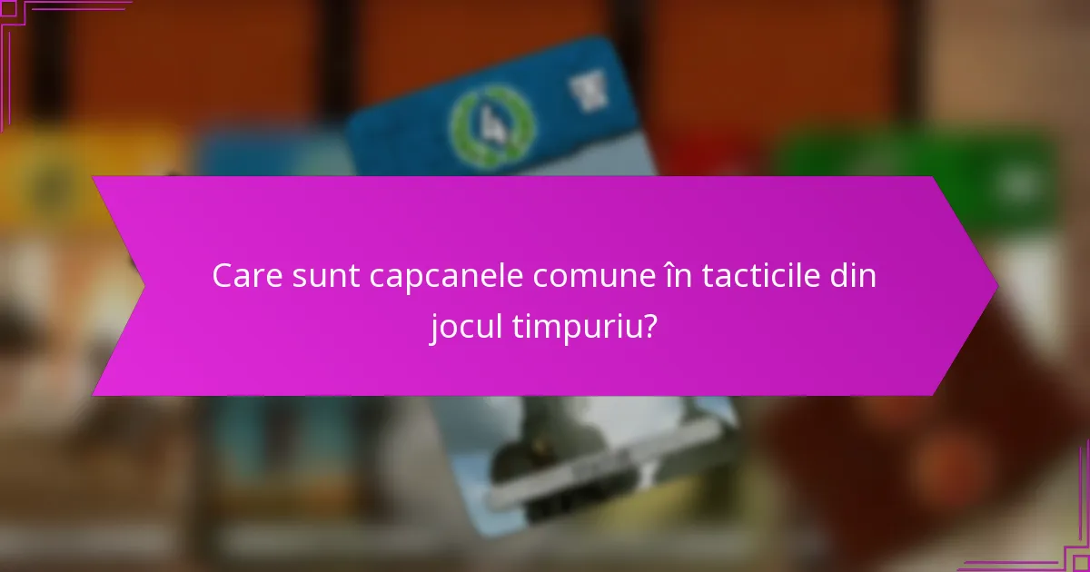 Ce factori influențează luarea deciziilor în jocul timpuriu?