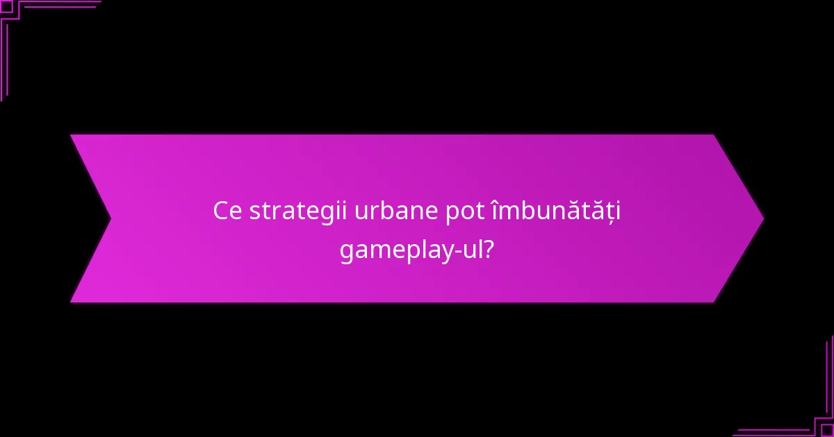 Ce tehnici de gestionare a resurselor sunt vitale în mediile urbane?