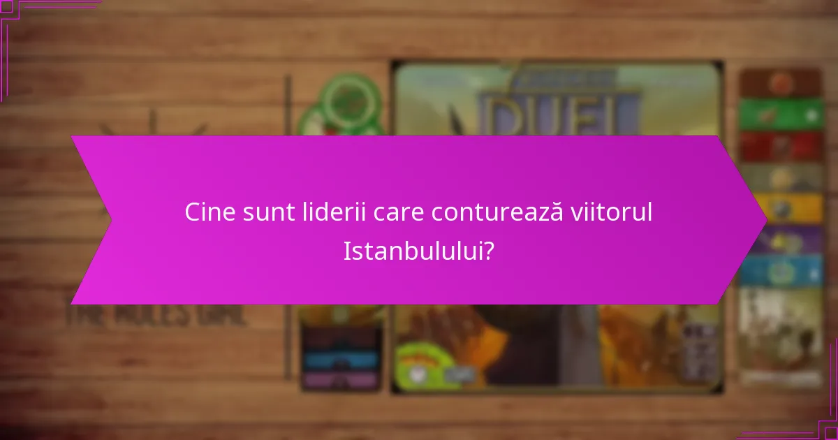 Ce strategii îmbunătățesc sinergia între liderii din Istanbul?