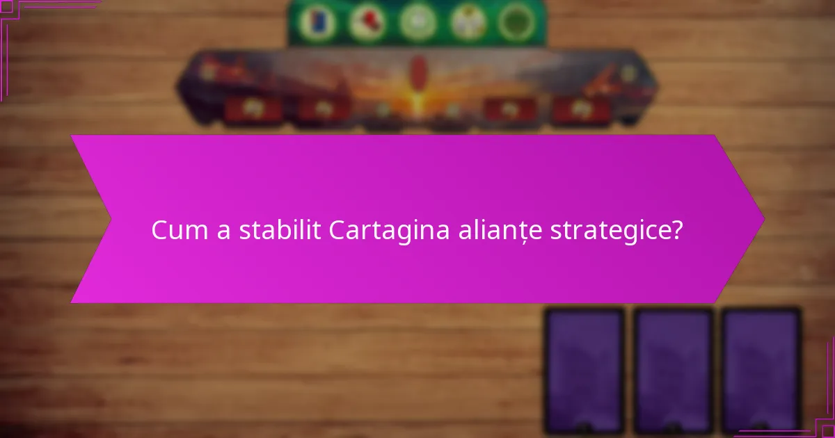 Cum au evoluat strategiile Cartaginei de-a lungul timpului?